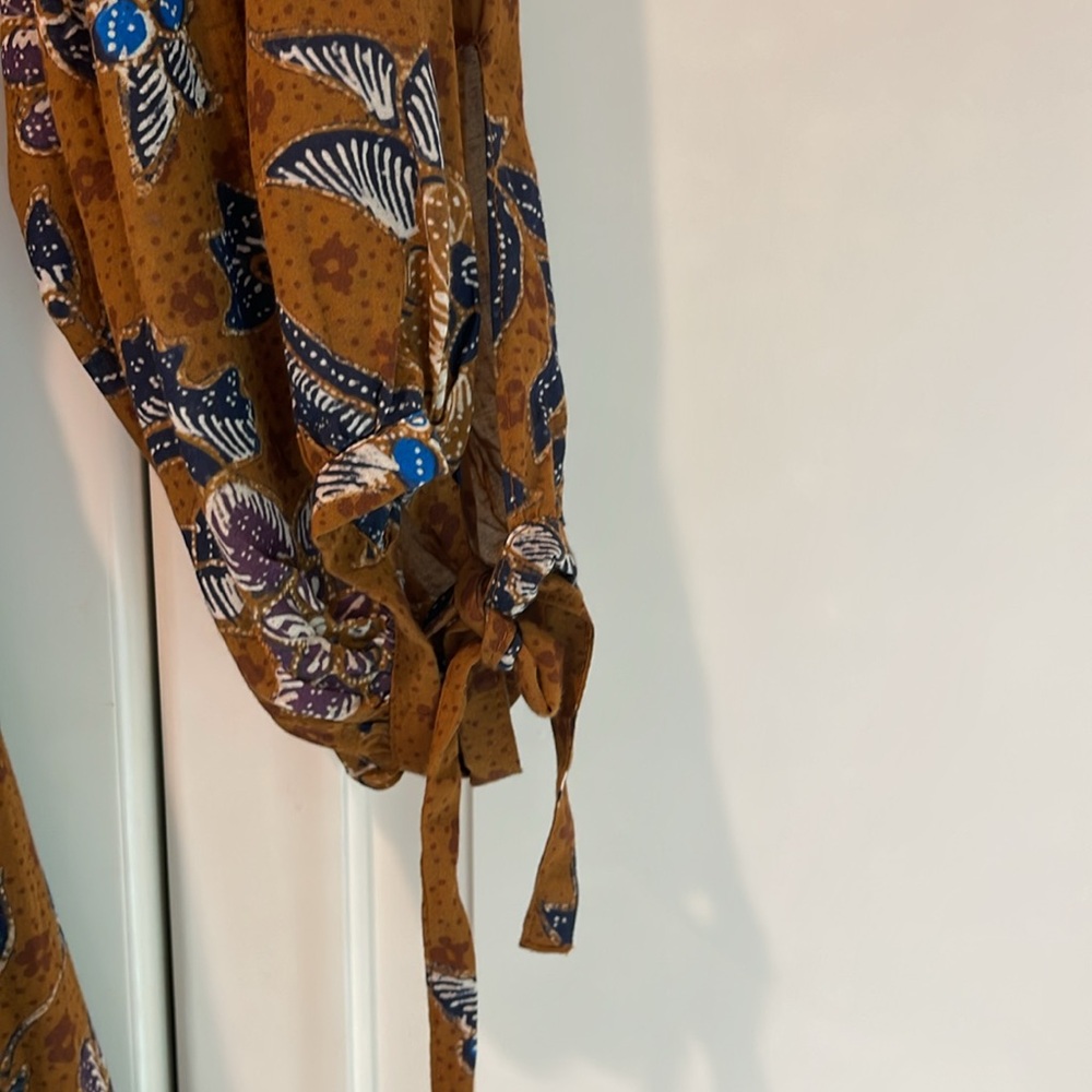 CARA CARA Millbrook Paisley-print Dress In Batik Brown - Picture 4 of 6